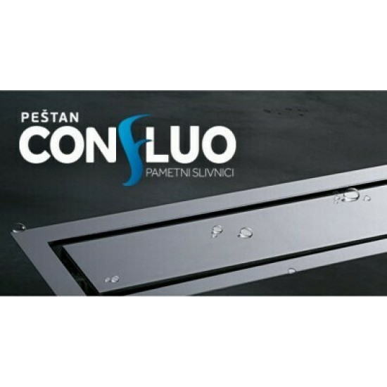 Κανάλι Ντουζiέρας Σιφών Confluo Premium Line 650 65cm Ανοξείδωτο Χρωμέ